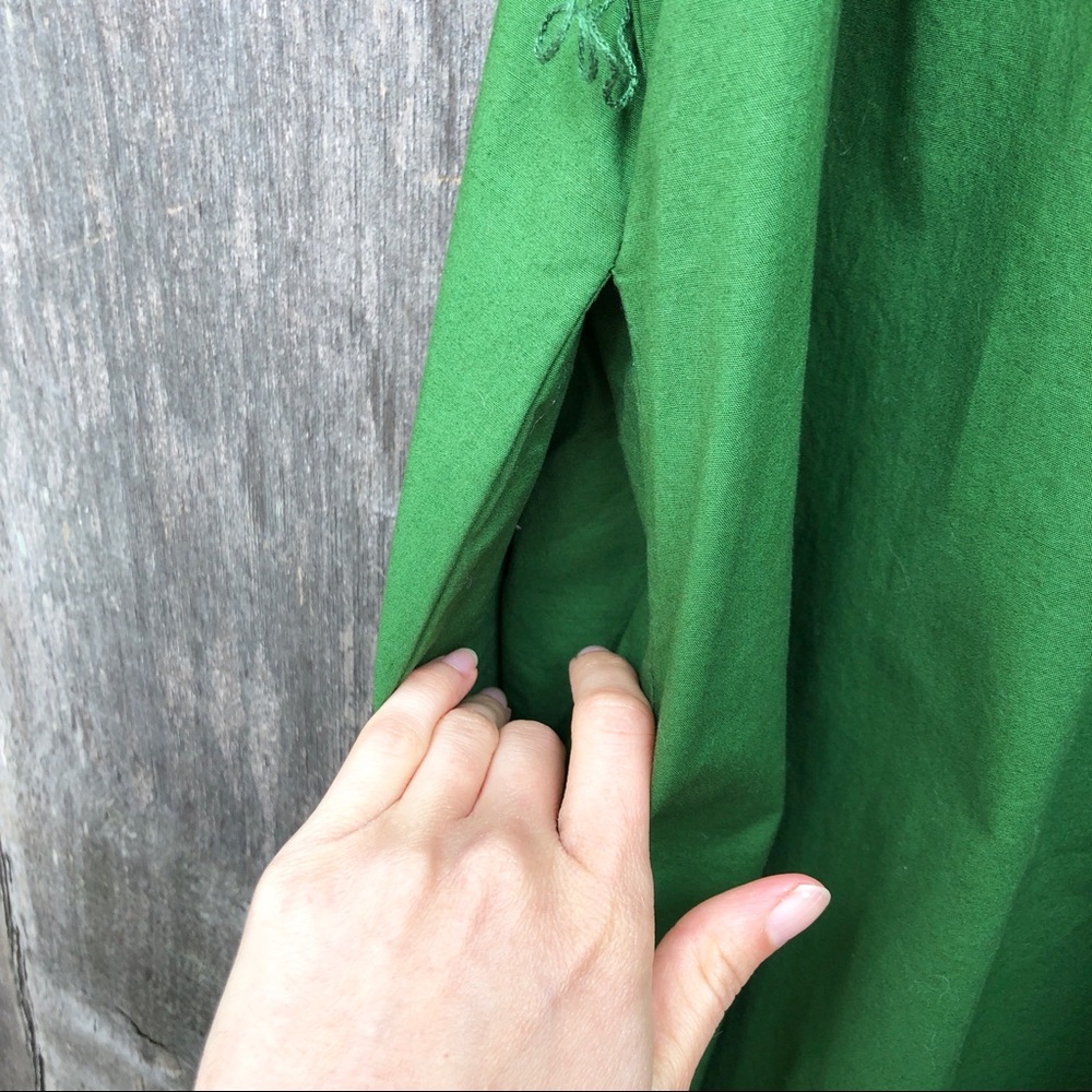 Mossimo green halter maxi dress w. pockets - Picture 7 of 8